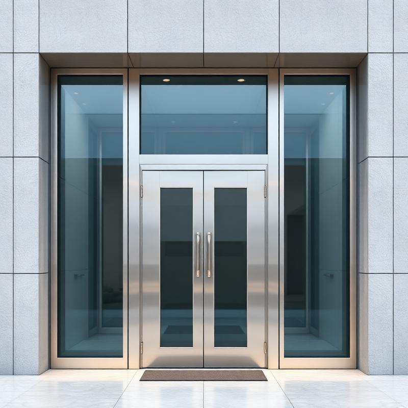 Двери алюминиевые